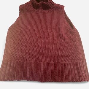 Burgundy Express sweater vest